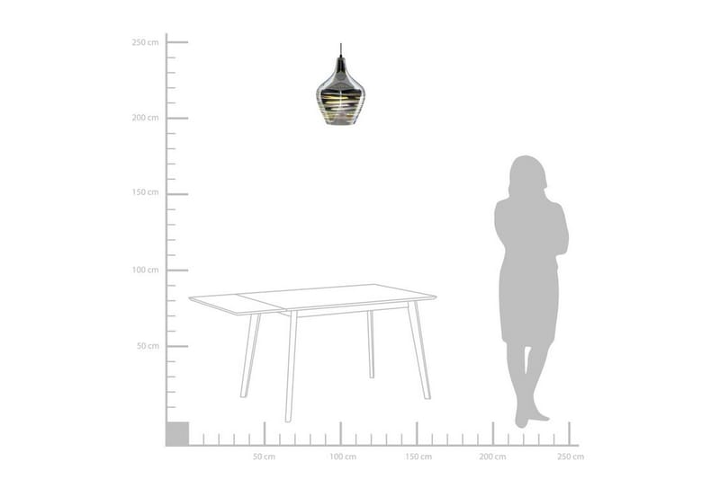 Taklampa Sangone 23 cm - Silver - Taklampa sovrum - Kökslampa & taklampa kök - Hall lampa - Fönsterlampa - Pendellampa & hänglampa - Taklampa vardagsrum - Fönsterlampa hängande - Taklampa & takbelysning