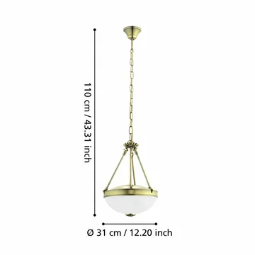 Taklampa Savoy - 31 cm - Belysning - Lampor & belysning inomhus - Taklampa & takbelysning - Kökslampa & taklampa kök