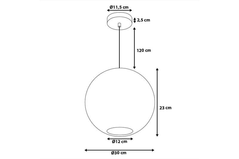 Taklampa Seine 30 cm - Silver - Taklampa sovrum - Kökslampa & taklampa kök - Hall lampa - Fönsterlampa - Pendellampa & hänglampa - Taklampa vardagsrum - Fönsterlampa hängande - Taklampa & takbelysning