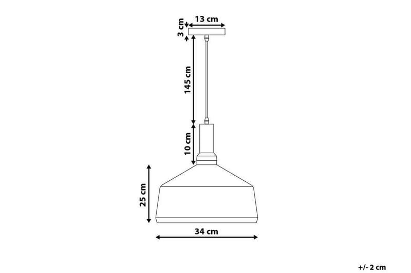 Taklampa Sepik 34 cm - Vit - Belysning - Lampor & belysning inomhus - Taklampa & takbelysning - Kökslampa & taklampa kök