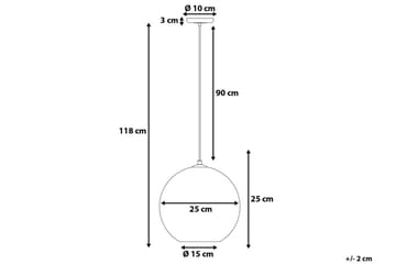 Taklampa Sessera 15 cm - Silver - Belysning - Lampor & belysning inomhus - Taklampa & takbelysning - Kökslampa & taklampa kök