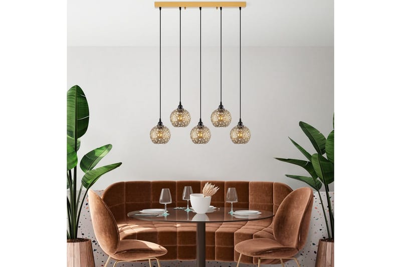 Taklampa Silen trippel guld - Guld - Belysning - Lampor & belysning inomhus - Taklampa & takbelysning - Kökslampa & taklampa kök