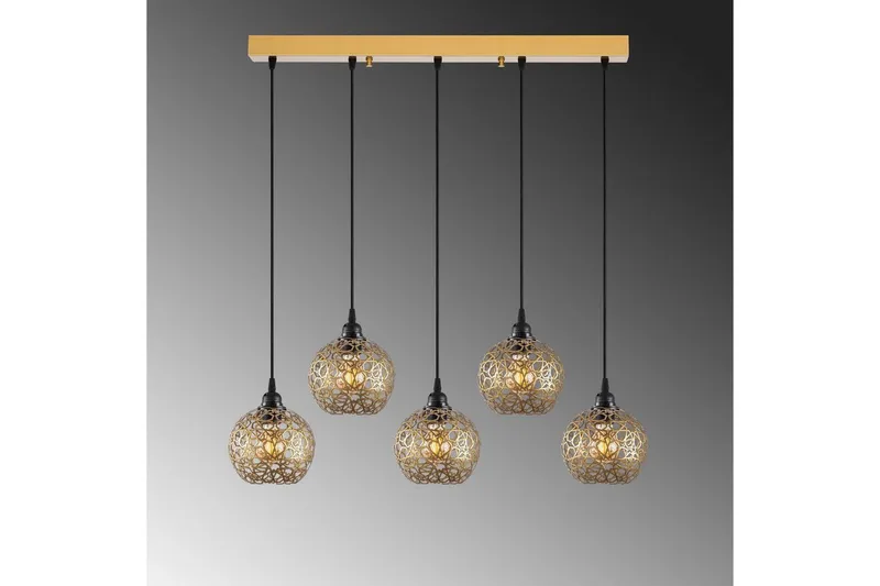 Taklampa Silen trippel guld - Guld - Belysning - Lampor & belysning inomhus - Taklampa & takbelysning - Kökslampa & taklampa kök