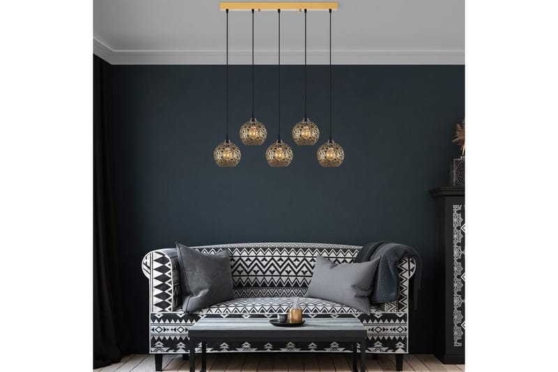 Taklampa Silen trippel guld - Guld - Belysning - Lampor & belysning inomhus - Taklampa & takbelysning - Kökslampa & taklampa kök