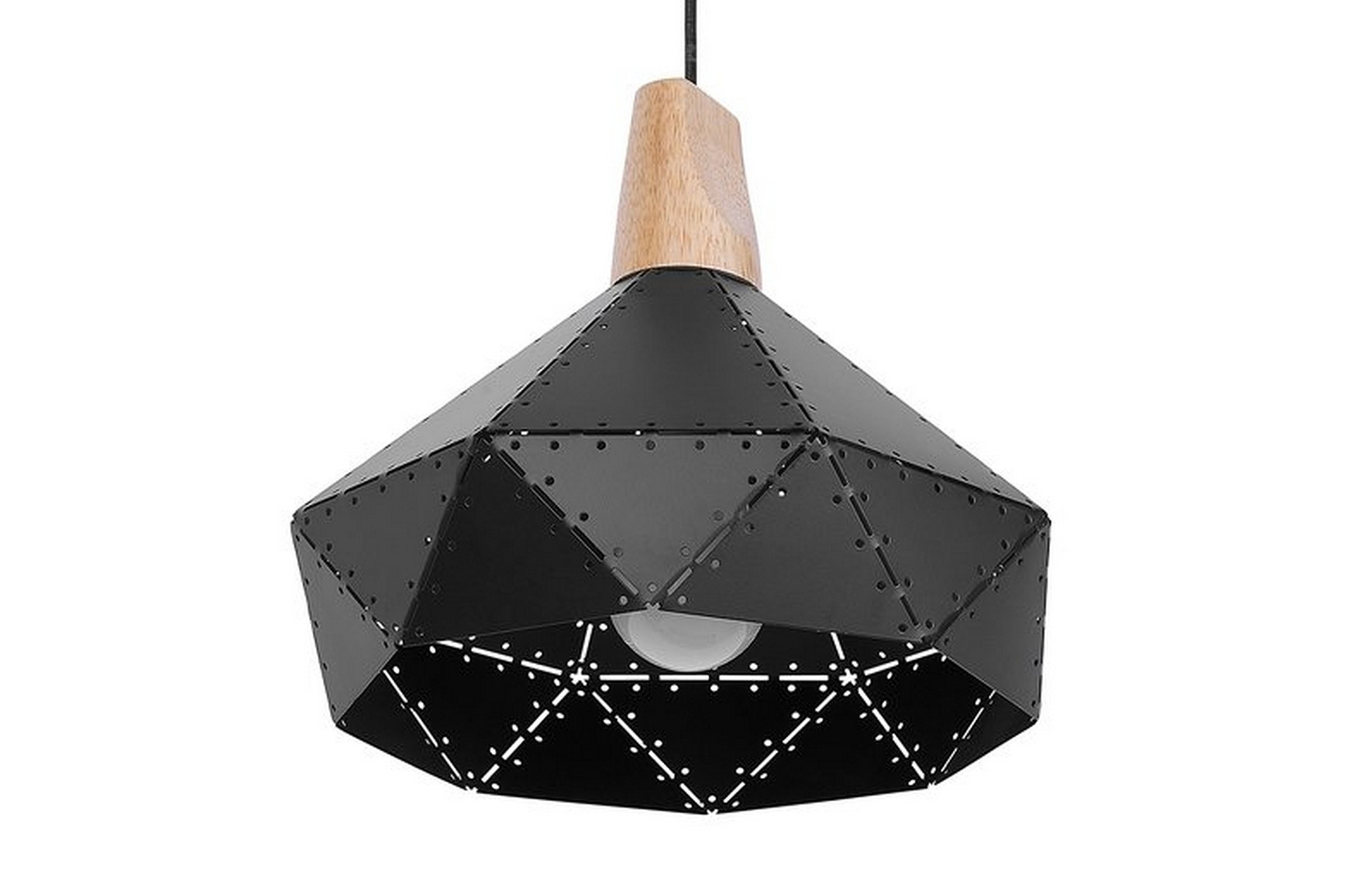 Taklampa Somme 26 cm Svart