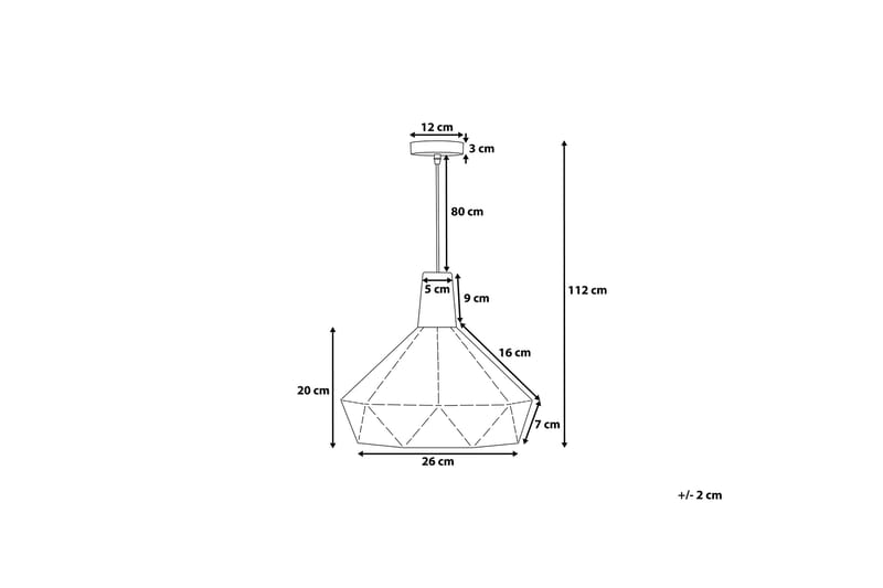 Taklampa Somme 26 cm - Svart - Taklampa sovrum - Kökslampa & taklampa kök - Hall lampa - Fönsterlampa - Pendellampa & hänglampa - Taklampa vardagsrum - Fönsterlampa hängande - Taklampa & takbelysning