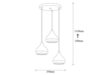 Taklampa Sood Koppar / Svart - Koppar / Svart - Belysning - Lampor & belysning inomhus - Taklampa & takbelysning - Kökslampa & taklampa kök