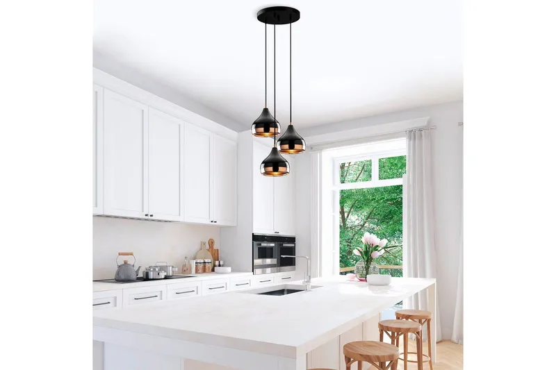 Taklampa Sood Koppar / Svart - Koppar / Svart - Belysning - Lampor & belysning inomhus - Taklampa & takbelysning - Kökslampa & taklampa kök