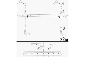 Taklampa Sood Vit / Röd / Rany - Vit / Röd / Rany - Belysning - Lampor & belysning inomhus - Taklampa & takbelysning - Kökslampa & taklampa kök