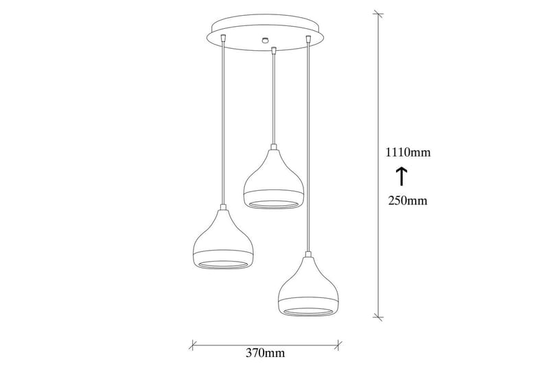 Taklampa Sood Vit / Röd / Rany - Vit / Röd / Rany - Belysning - Lampor & belysning inomhus - Taklampa & takbelysning - Kökslampa & taklampa kök