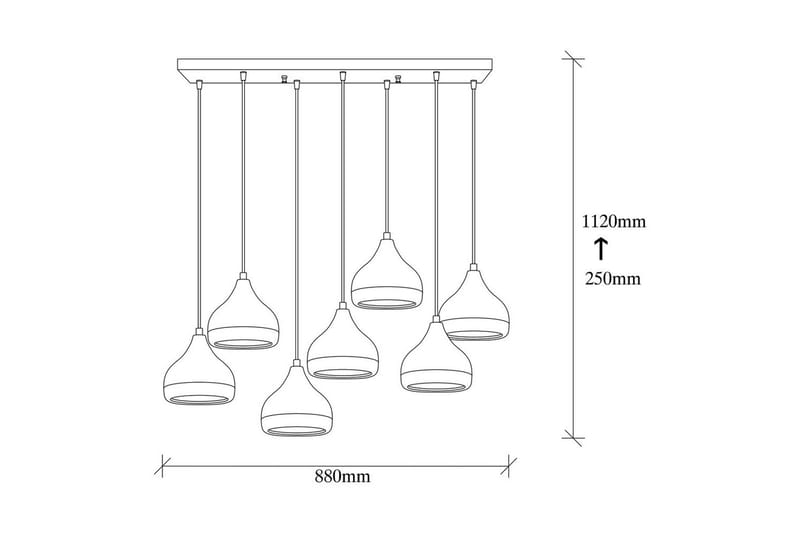 Taklampa Soodn Svart / Koppar - Svart - Belysning - Lampor & belysning inomhus - Taklampa & takbelysning - Kökslampa & taklampa kök