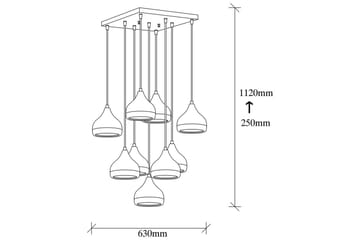 Taklampa Soodn Svart / Koppar - Svart - Belysning - Lampor & belysning inomhus - Taklampa & takbelysning - Kökslampa & taklampa kök