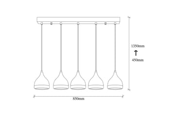 Taklampa Soodne Svart / Koppar - Koppar/Svart - Belysning - Lampor & belysning inomhus - Taklampa & takbelysning - Kökslampa & taklampa kök