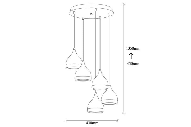 Taklampa Soodne Svart / Koppar - Koppar/Svart - Belysning - Lampor & belysning inomhus - Taklampa & takbelysning - Kökslampa & taklampa kök