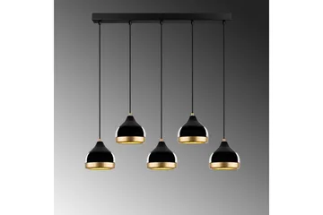 Taklampa Soodni Fem Horisontell Svart - Svart - Belysning - Lampor & belysning inomhus - Taklampa & takbelysning - Kökslampa & taklampa kök