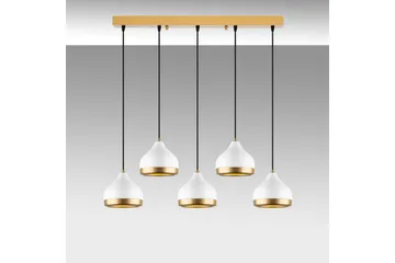 Taklampa Soodni Fem Horisontell Vit - Vit - Belysning - Lampor & belysning inomhus - Taklampa & takbelysning - Kökslampa & taklampa kök