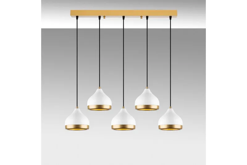 Taklampa Soodni Fem Horisontell Vit - Vit - Belysning - Lampor & belysning inomhus - Taklampa & takbelysning - Kökslampa & taklampa kök