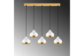 Taklampa Soodni Fem Horisontell Vit - Vit - Belysning - Lampor & belysning inomhus - Taklampa & takbelysning - Kökslampa & taklampa kök