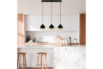 Taklampa Soodni Tre Horisont Svart - Svart - Belysning - Lampor & belysning inomhus - Taklampa & takbelysning - Kökslampa & taklampa kök