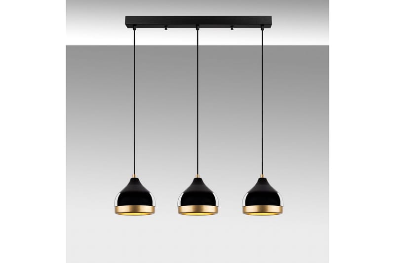 Taklampa Soodni Tre Horisont Svart - Svart - Belysning - Lampor & belysning inomhus - Taklampa & takbelysning - Kökslampa & taklampa kök