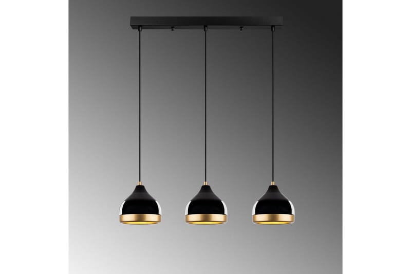 Taklampa Soodni Tre Horisont Svart - Svart - Belysning - Lampor & belysning inomhus - Taklampa & takbelysning - Kökslampa & taklampa kök