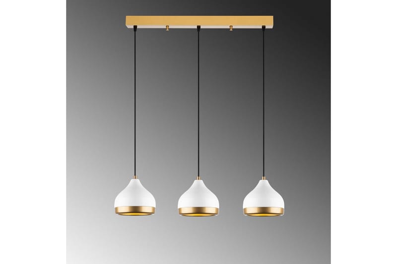 Taklampa Soodni Tre Horisont Vit - Vit - Belysning - Lampor & belysning inomhus - Taklampa & takbelysning - Kökslampa & taklampa kök