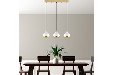 Taklampa Soodni Tre Horisont Vit - Vit - Belysning - Lampor & belysning inomhus - Taklampa & takbelysning - Kökslampa & taklampa kök