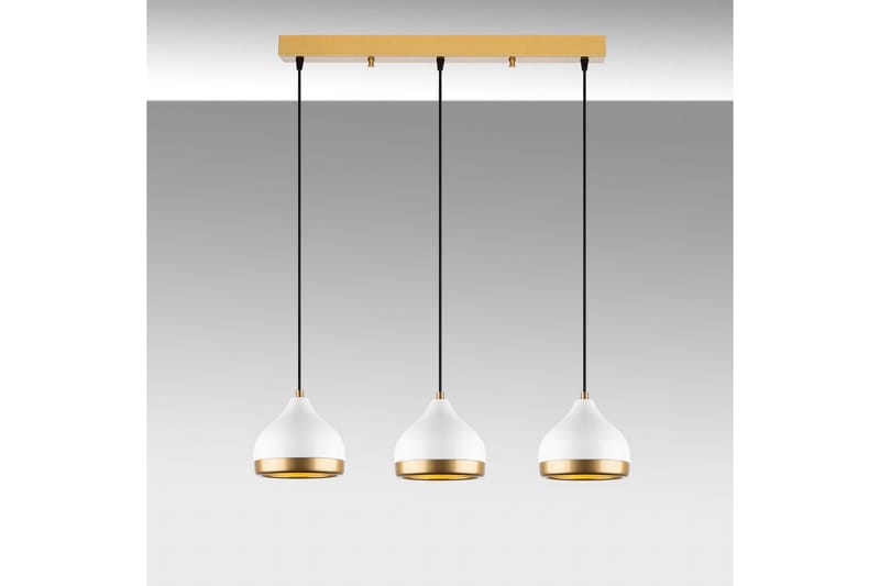 Taklampa Soodni Tre Horisont Vit - Vit - Belysning - Lampor & belysning inomhus - Taklampa & takbelysning - Kökslampa & taklampa kök