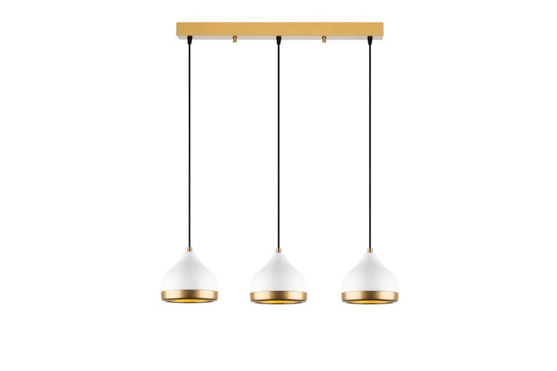 Taklampa Soodni Tre Horisont Vit, Vit