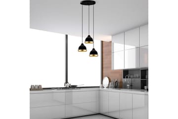 Taklampa Soodni Tre Sufia Svart - Svart - Belysning - Lampor & belysning inomhus - Taklampa & takbelysning - Kökslampa & taklampa kök