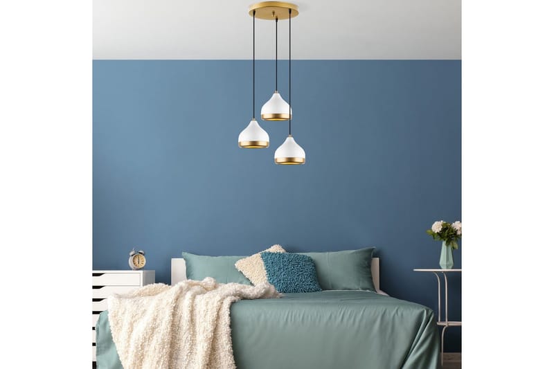 Taklampa Soodni Tre Sufia Vit - Vit - Belysning - Lampor & belysning inomhus - Taklampa & takbelysning - Kökslampa & taklampa kök