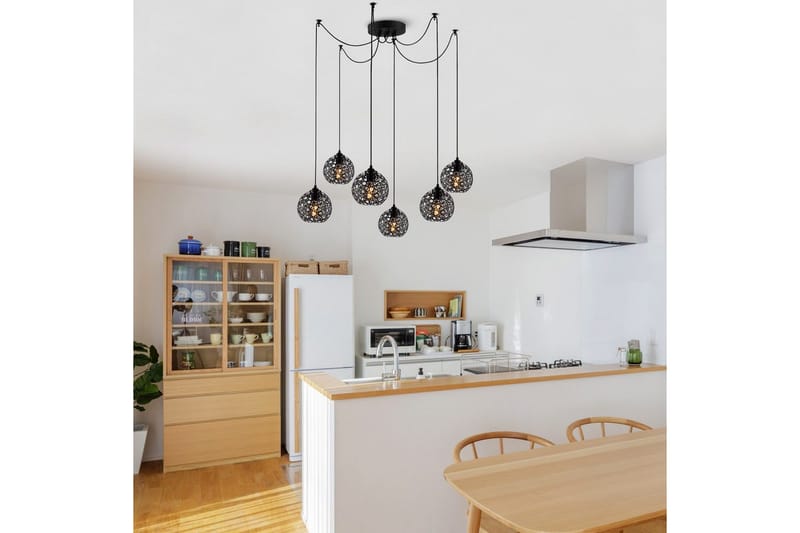 Taklampa Sourab Brilo Svart - Svart - Belysning - Lampor & belysning inomhus - Taklampa & takbelysning - Kökslampa & taklampa kök