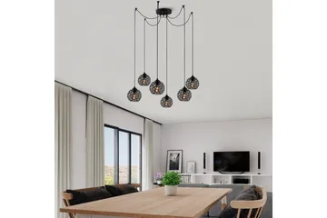 Taklampa Sourab Brilo Svart - Svart - Belysning - Lampor & belysning inomhus - Taklampa & takbelysning - Kökslampa & taklampa kök