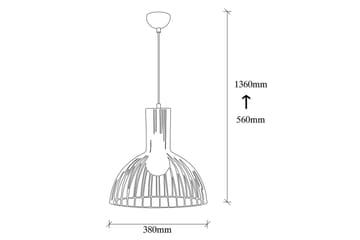 Taklampa Sourab Ljus Svart - Svart - Belysning - Lampor & belysning inomhus - Taklampa & takbelysning - Kökslampa & taklampa kök