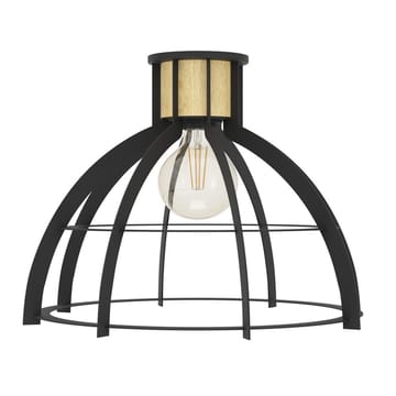 Taklampa Stillington - Svart/Fanér - Belysning - Lampor & belysning inomhus - Taklampa & takbelysning - Takplafond