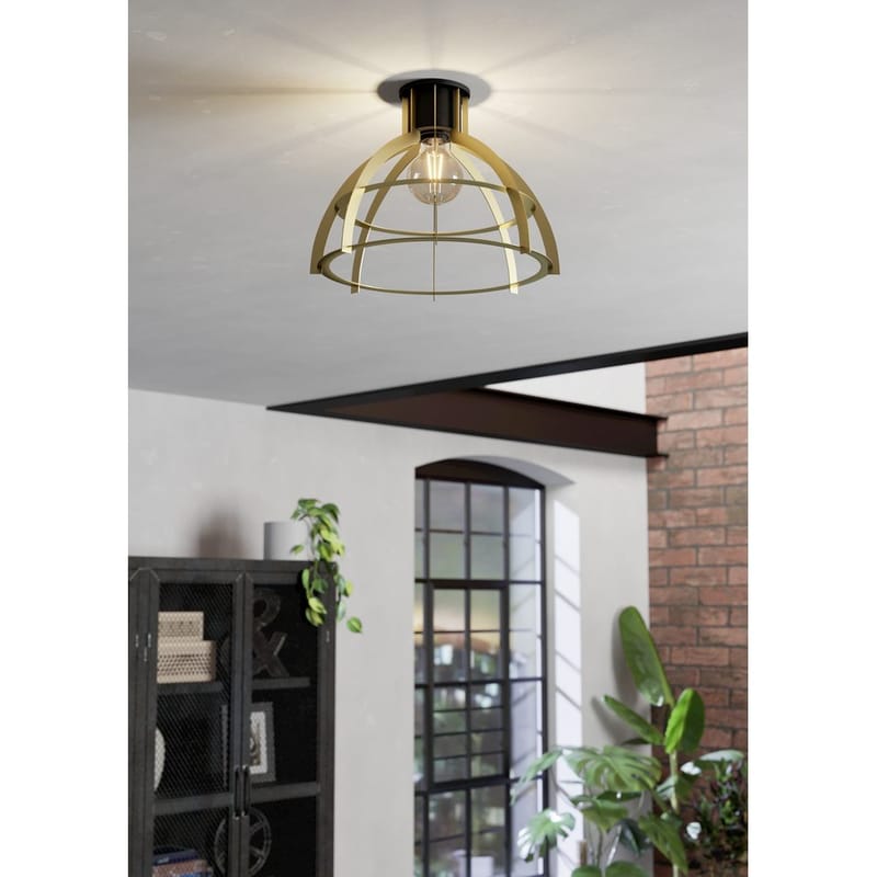 Taklampa Stillington - Svart/Guld - Belysning - Lampor & belysning inomhus - Taklampa & takbelysning - Takplafond