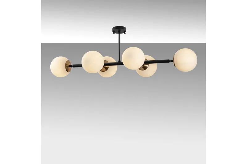 Taklampa Subin Platt Svart / Grädde - Svart / Grädde - Belysning - Lampor & belysning inomhus - Taklampa & takbelysning - Kökslampa & taklampa kök