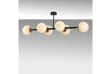 Taklampa Subin Platt Svart / Grädde - Svart / Grädde - Belysning - Lampor & belysning inomhus - Taklampa & takbelysning - Kökslampa & taklampa kök