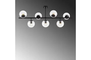 Taklampa Subin Platt Svart / Transparent - Svart / Transparent - Belysning - Lampor & belysning inomhus - Taklampa & takbelysning - Takplafond