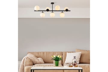 Taklampa Subin Platt Svart / Vit - Svart / Vit - Belysning - Lampor & belysning inomhus - Taklampa & takbelysning - Kökslampa & taklampa kök