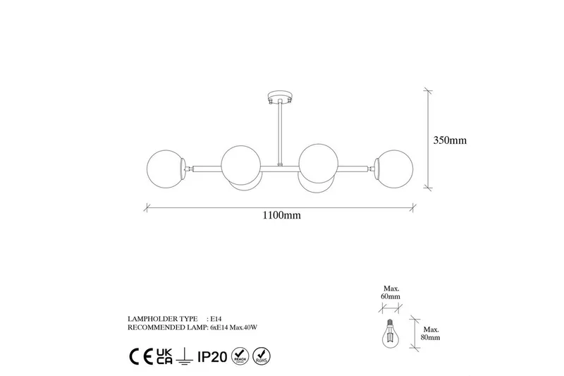 Taklampa Subin Platt Svart / Grädde - Svart / Grädde - Belysning - Lampor & belysning inomhus - Taklampa & takbelysning - Kökslampa & taklampa kök
