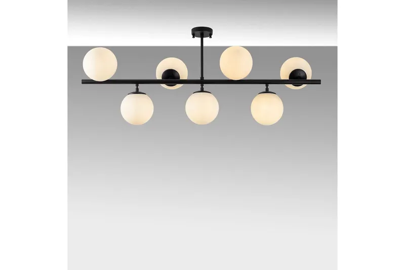 Taklampa Subin Platt Svart / Vit - Svart / Vit - Belysning - Lampor & belysning inomhus - Taklampa & takbelysning - Kökslampa & taklampa kök