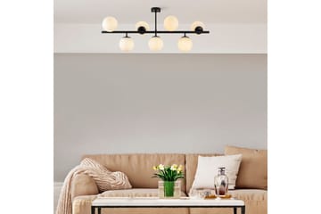 Taklampa Subin Platt Svart / Vit - Svart / Vit - Belysning - Lampor & belysning inomhus - Taklampa & takbelysning - Kökslampa & taklampa kök