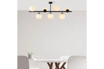 Taklampa Subin Platt Svart / Vit - Svart / Vit - Belysning - Lampor & belysning inomhus - Taklampa & takbelysning - Kökslampa & taklampa kök