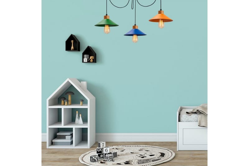 Taklampa Sudalwani Grön / Blå / Orange - Grön / Blå / Orange - Belysning - Lampor & belysning inomhus - Taklampa & takbelysning - Kökslampa & taklampa kök