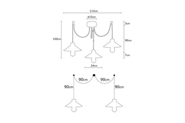 Taklampa Sudalwani Koppar / Svart / Rany - Koppar / Svart / Rany - Belysning - Lampor & belysning inomhus - Taklampa & takbelysning - Kökslampa & taklampa kök