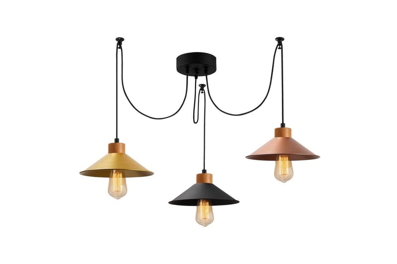 Taklampa Sudalwani Koppar / Svart / Rany - Koppar / Svart / Rany - Belysning - Lampor & belysning inomhus - Taklampa & takbelysning - Kökslampa & taklampa kök