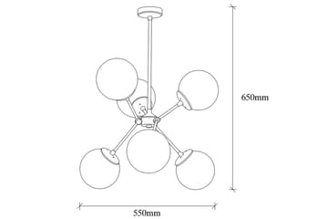 Taklampa Sudasalle Annan Rany / Vit - Guld/Vit - Belysning - Lampor & belysning inomhus - Taklampa & takbelysning - Kökslampa & taklampa kök