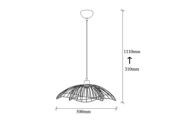 Taklampa Sudaskey Svart - Svart - Belysning - Lampor & belysning inomhus - Taklampa & takbelysning - Kökslampa & taklampa kök