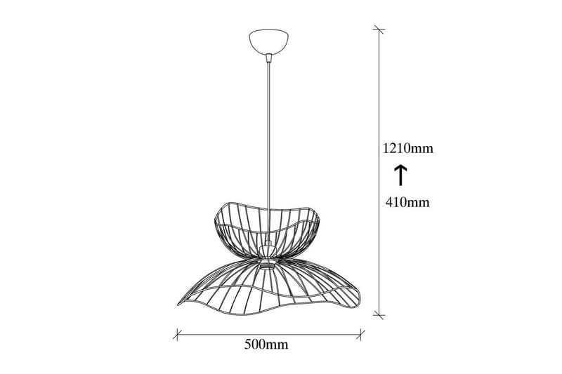 Taklampa Sudaskey Två Svart - Svart - Belysning - Lampor & belysning inomhus - Taklampa & takbelysning - Kökslampa & taklampa kök